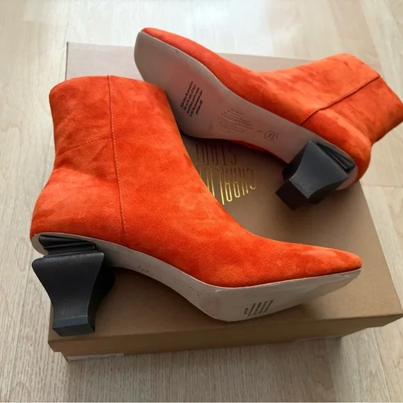 Charlotte Stone “Stickley” Suede Ankle Boots, Size 8 (New in box) - Picture 3 of 6